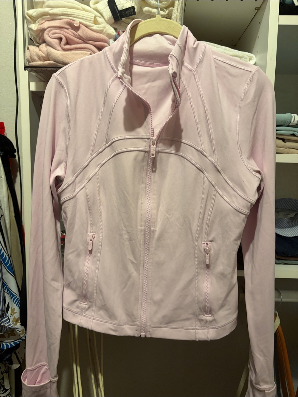 lululemon athletica Light Pink Full-Zip Utility Jacket